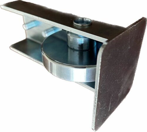 GW60x70 - dojezdové kolečko do profilu C60x70 s kovovou ucpávkou c profilu